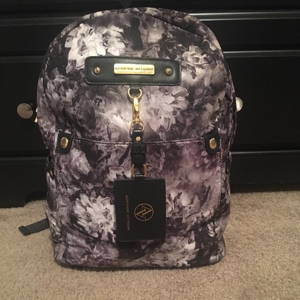 Adrienne Vittadini Black and White backpack